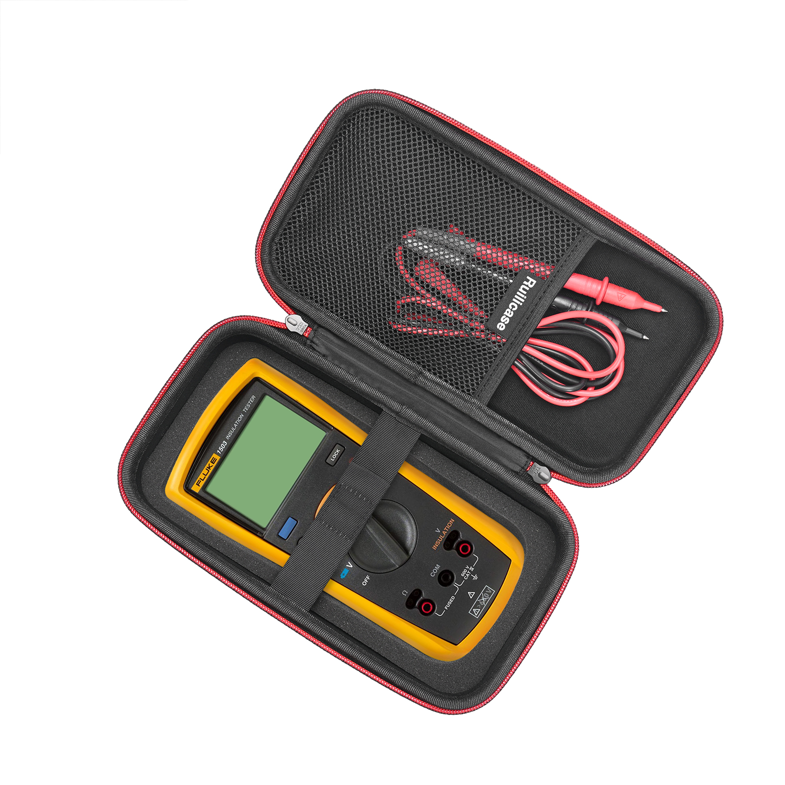 Ruilicase Tool Case for Fluke 1587 FC/1503/1507/1587T/1577/1508 Insulation Multimeter &Compatible with Fluke 87V Max/28 II (Case Only)